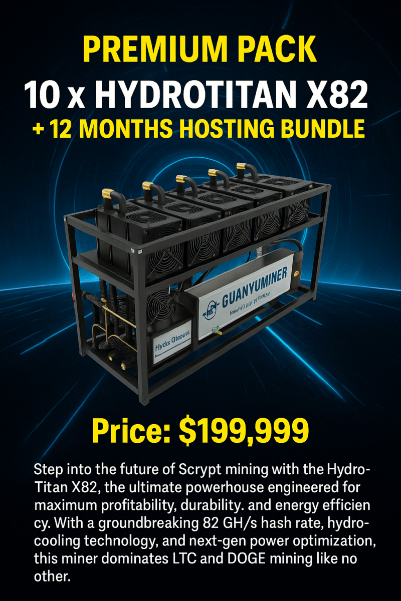 🚀 Premium Pack: 10× HydroTitan X82 + 12 Months Free Hosting Bundle