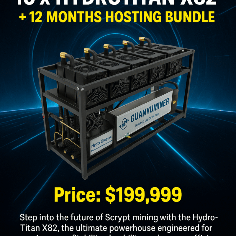 🚀 Premium Pack: 10× HydroTitan X82 + 12 Months Free Hosting Bundle