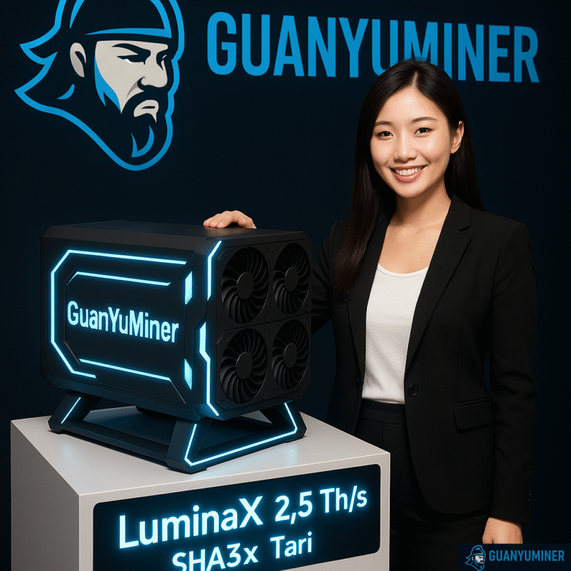 GuanYuMiner LuminaX 2,5 Th/s SHA3x Tari Miner - Image 2